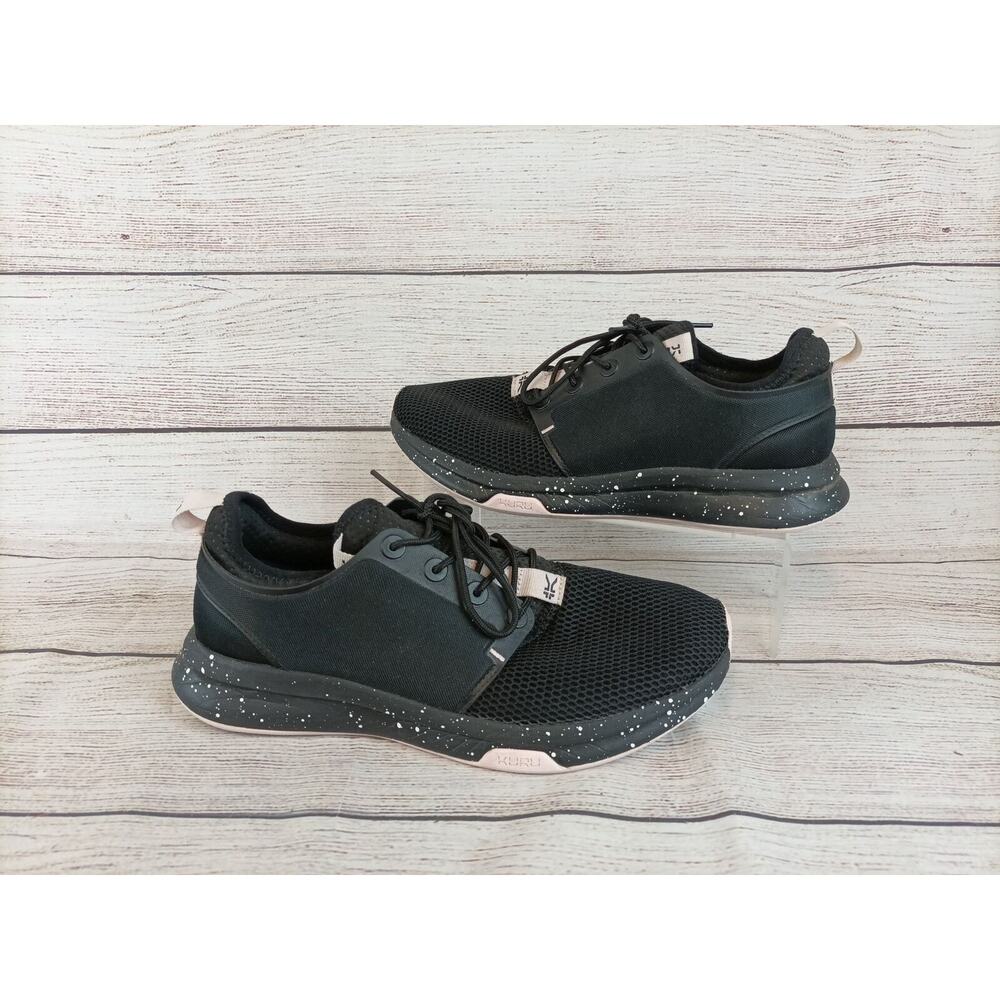 KURU Shoes Women's Sneakers Size 10 Jet Black Misty Lilac Pink Atom Comfort